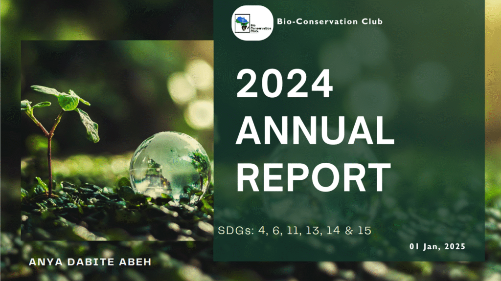 Bio-Conservation Club 2024 Annual Report Now Available